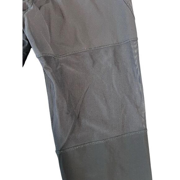 Lululemon Athletica Training Tough Mesh Cropped Leggings Sz 6 Athleisure Workout - Picture 4 of 8